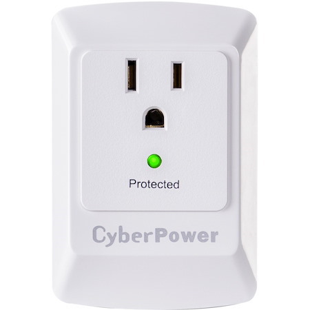 CyberPower B100WRC1 Essential 1 - Outlet Surge Protector with 1500 J Surge Suppression