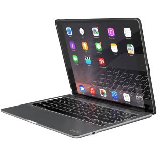 ZAGG Slim Book Keyboard/Cover Case (Folio) for 24.6 cm (9.7") Apple iPad Pro Tablet - Black
