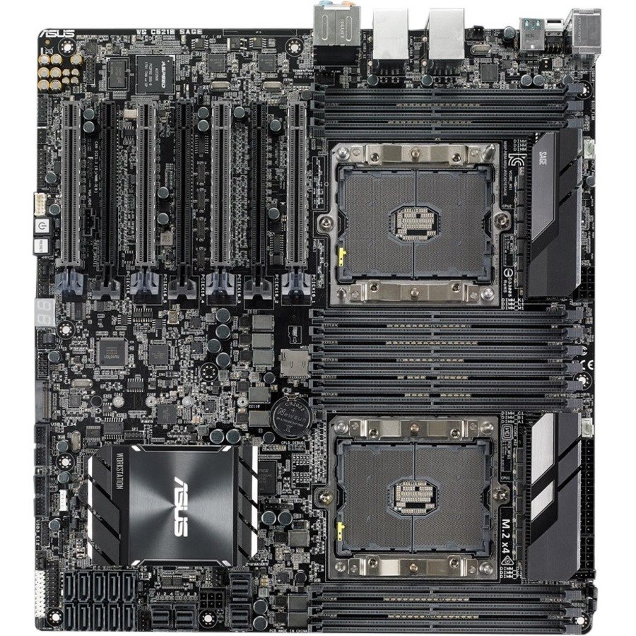 Asus WS C621E SAGE Workstation Motherboard - Intel C621 Chipset - Socket P LGA-3647 - SSI EEB