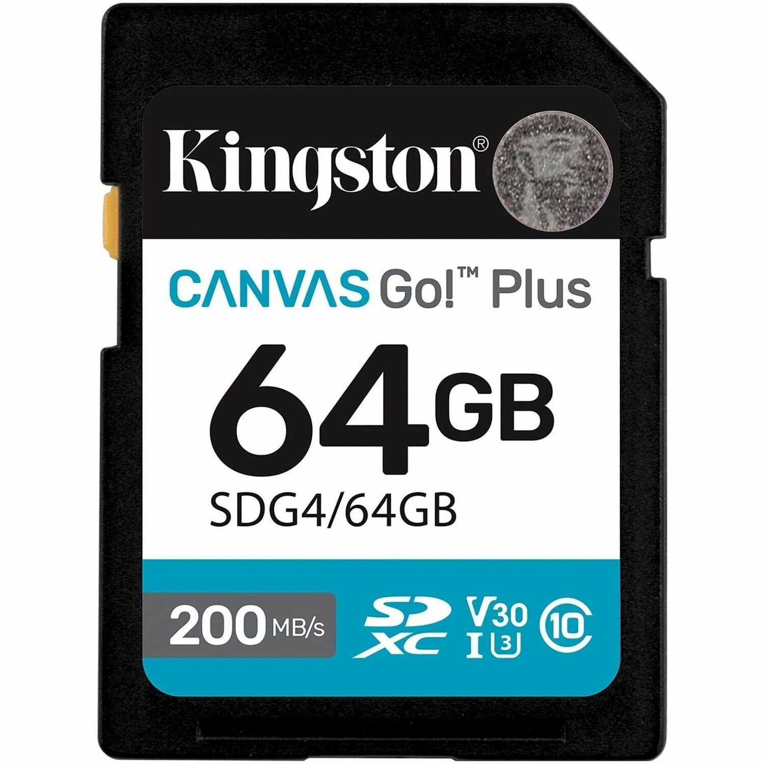 Kingston Canvas Go! Plus 64 GB Class 10/UHS-I (U3) V30 SDXC