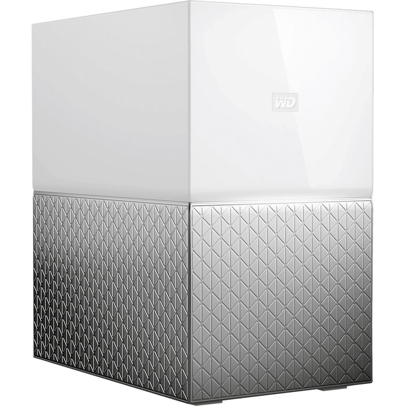 WD My Cloud Home Duo WDBMUT0080JWT-SESN 2 x Total Bays NAS Storage System - 8 TB HDD Desktop