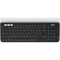 Logitech K780 Keyboard - Wireless Connectivity - USB Interface - QWERTY Layout - White