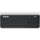 Logitech K780 Keyboard - Wireless Connectivity - USB Interface - QWERTY Layout - White