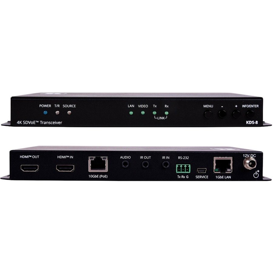 Kramer KDS-8 Zero Latency 4K HDR SDVoE Video Streaming Transceiver over Copper