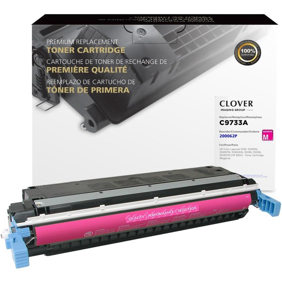 Clover Imaging Remanufactured Magenta Toner Cartridge for HP 645A (C9733A)