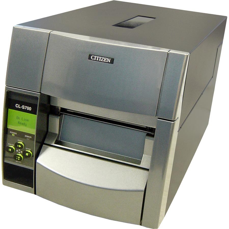 Citizen CL-S700 Desktop Direct Thermal/Thermal Transfer Printer - Monochrome - Label Print - USB - Serial - Parallel - Wireless LAN