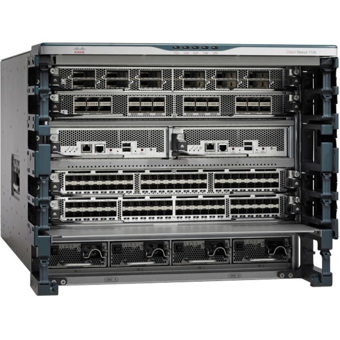 Cisco Nexus 7000 7706 Manageable Switch Chassis - 100 Gigabit Ethernet - 1000Base-X