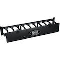 Eaton Tripp Lite Series SmartRack 2U High Capacity Horizontal Cable Manager - Finger duct with dual-hinge cover