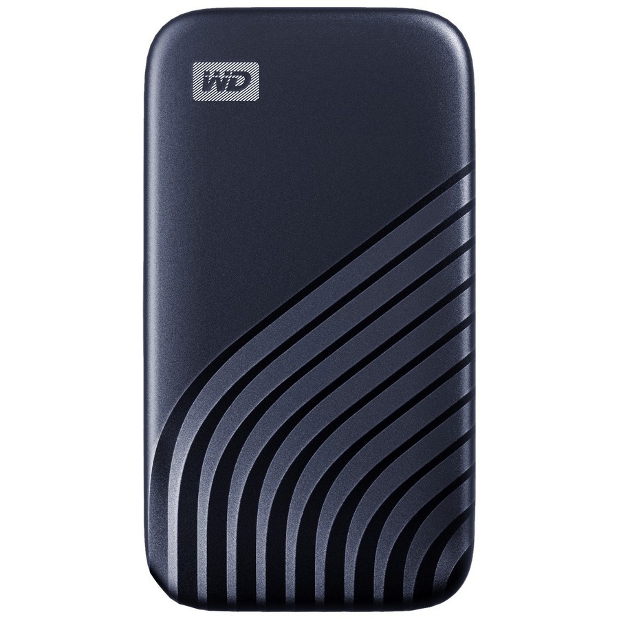 WD My Passport WDBAGF0010BBL-WESN 1 TB Portable Solid State Drive - External - Midnight Blue