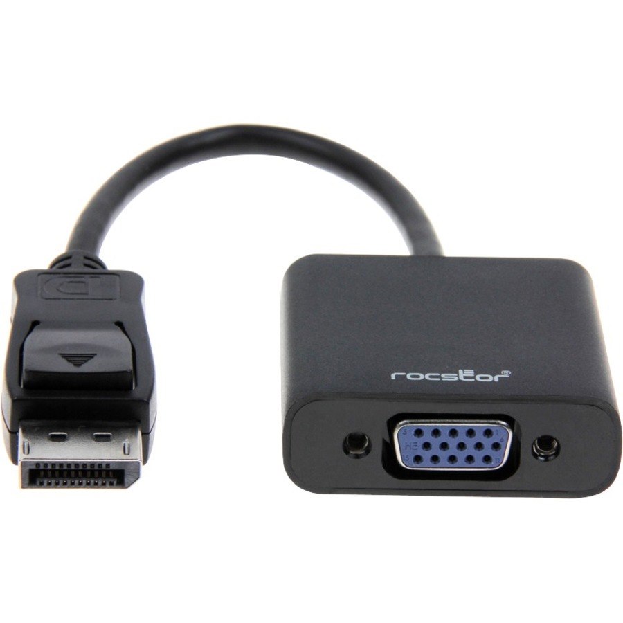 Rocstor DisplayPort to VGA Video Adapter Converter - Cable Length: 5.9"