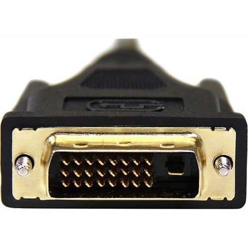 StarTech.com 1m (3.3 ft) Mini HDMI to DVI Cable, DVI-D to HDMI Cable (1920x1200p), HDMI Mini Male to DVI-D Male Display Cable Adapter