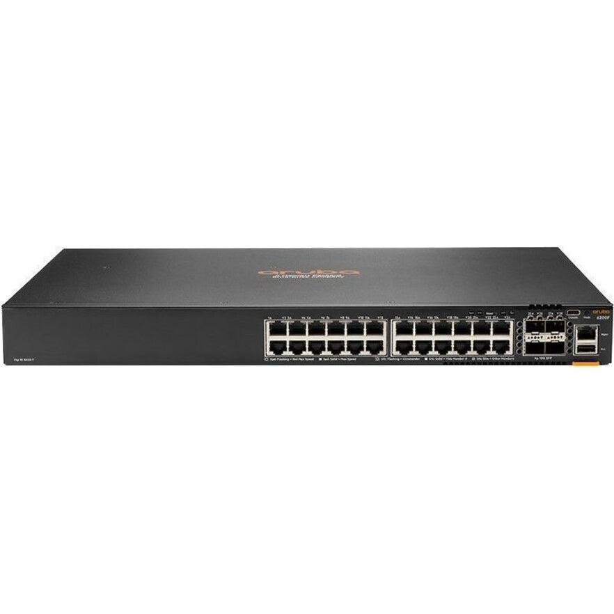 HPE CX 6200 6200F 24 Ports Manageable Ethernet Switch - Gigabit Ethernet, 10 Gigabit Ethernet - 10/100/1000Base-T, 10GBase-X