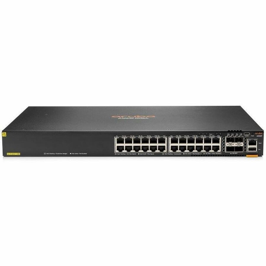 Aruba CX 6200F 24G Class 4 PoE 4SFP+ 370W Switch