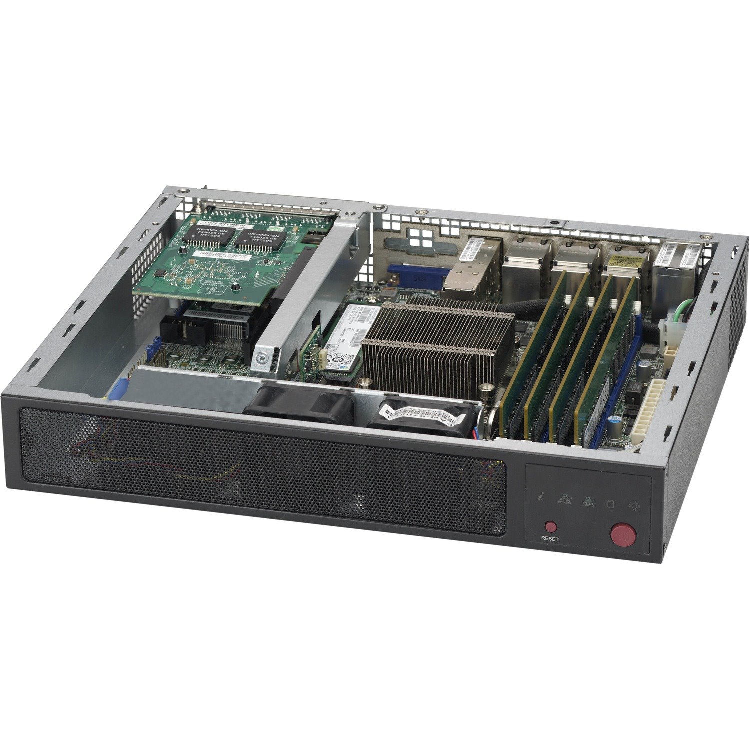 Supermicro SuperServer E300-9A 1U Mini PC Server - 1 Atom C3858 2 GHz - Serial ATA/600 Controller