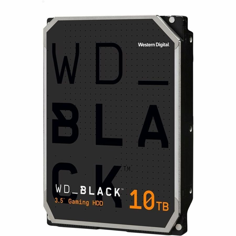 WD Black WD101FZBX 10 TB Hard Drive - 3.5" Internal - SATA (SATA/600) - Conventional Magnetic Recording (CMR) Method