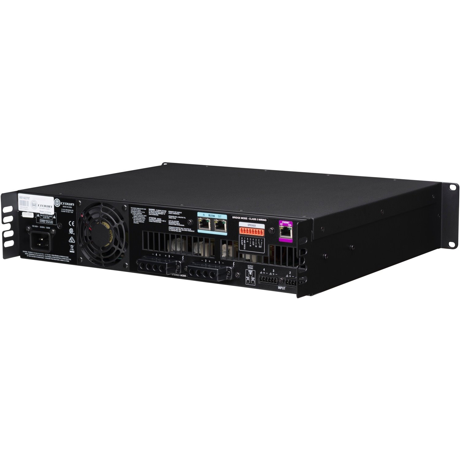 Crown CDi DriveCore 4|1200BL Amplifier - 4800 W RMS - 4 Channel