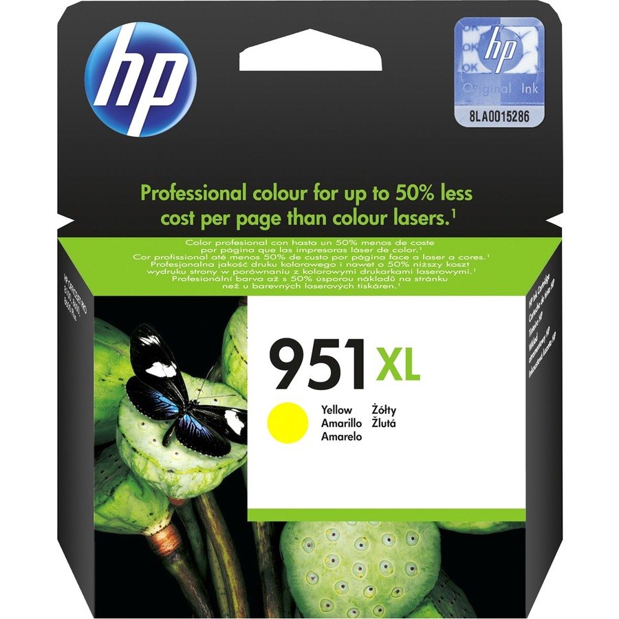 HP 951XL Original Inkjet Ink Cartridge - Yellow - 1 Pack