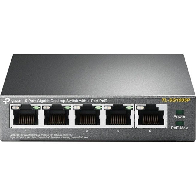 TP-Link TL-SG1005P - 5-Port Gigabit PoE Switch