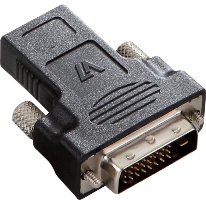 V7 DVI-D Male to HDMI 1.4 Female Adapter 1080P FHD Black