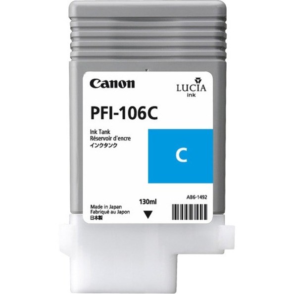 Canon PFI-106C Original Inkjet Ink Cartridge - Cyan Pack