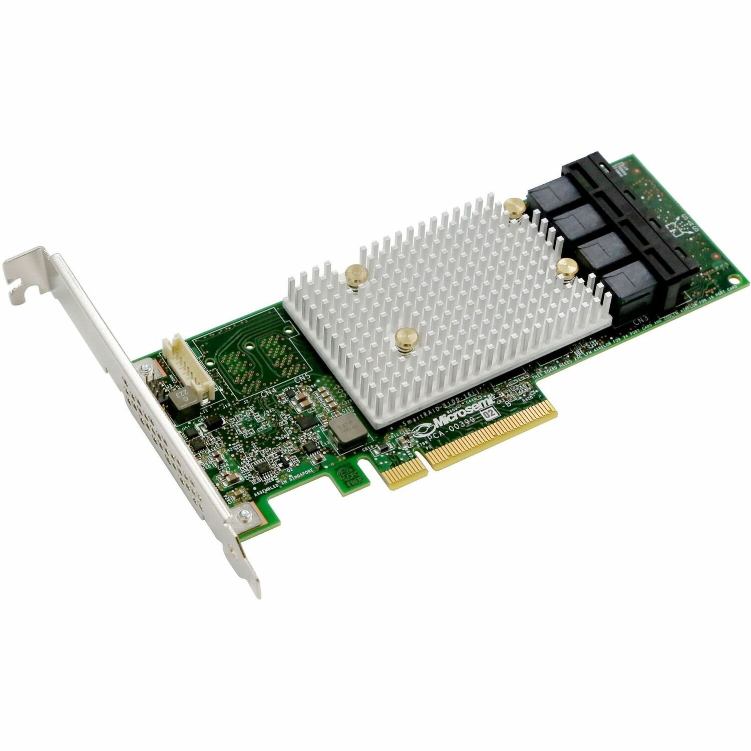 Microchip Adaptec SmartRAID 3154-16i SAS Controller - 12Gb/s SAS - PCI Express 3.0 x8 - 4 GB Flash Backed Cache - Plug-in Card