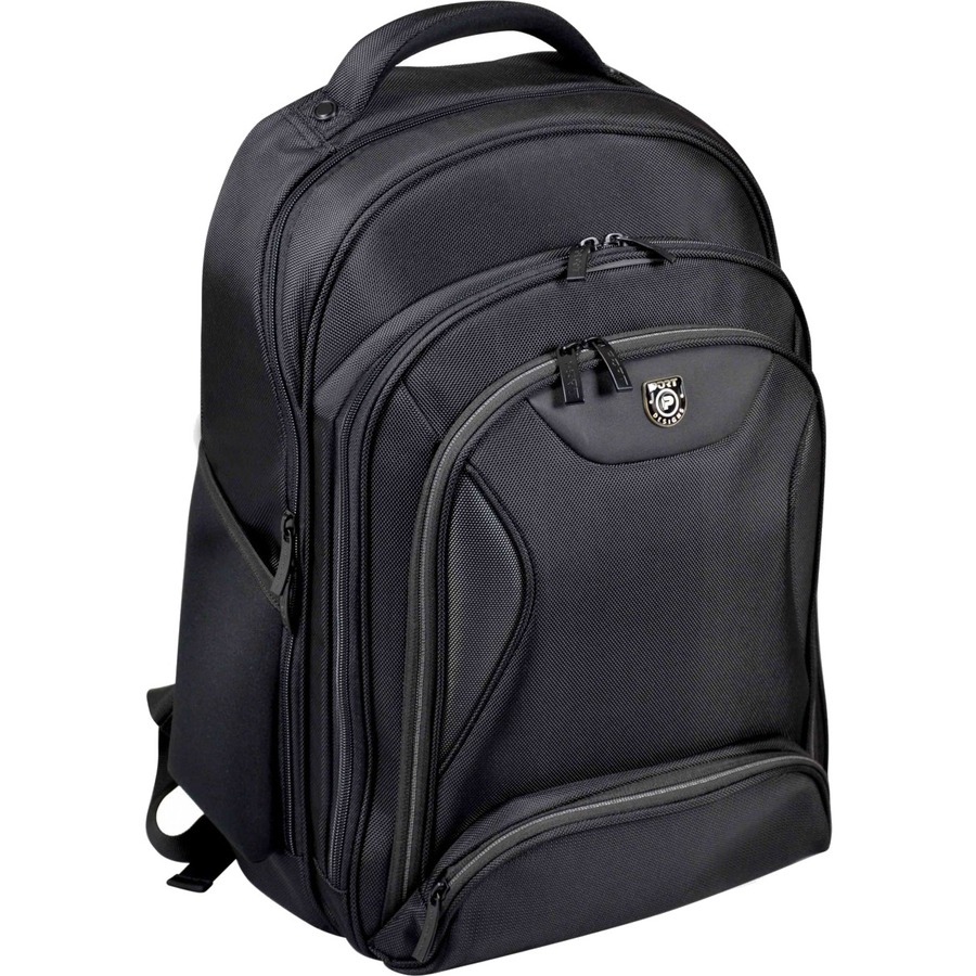 Port MANHATTAN Carrying Case (Backpack) for 35.8 cm (14.1") Notebook - Black