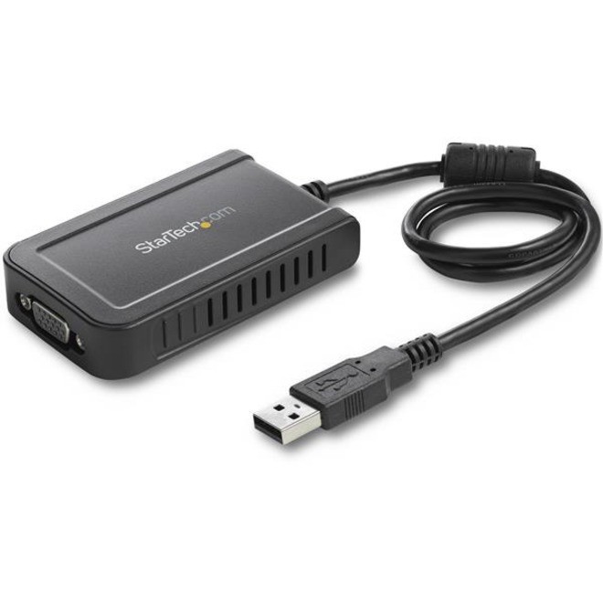 STARTECH USB TO VGA EXTERNAL VIDEO CARD MULTI MONITOR ADAPTER 1920X1200 2YR