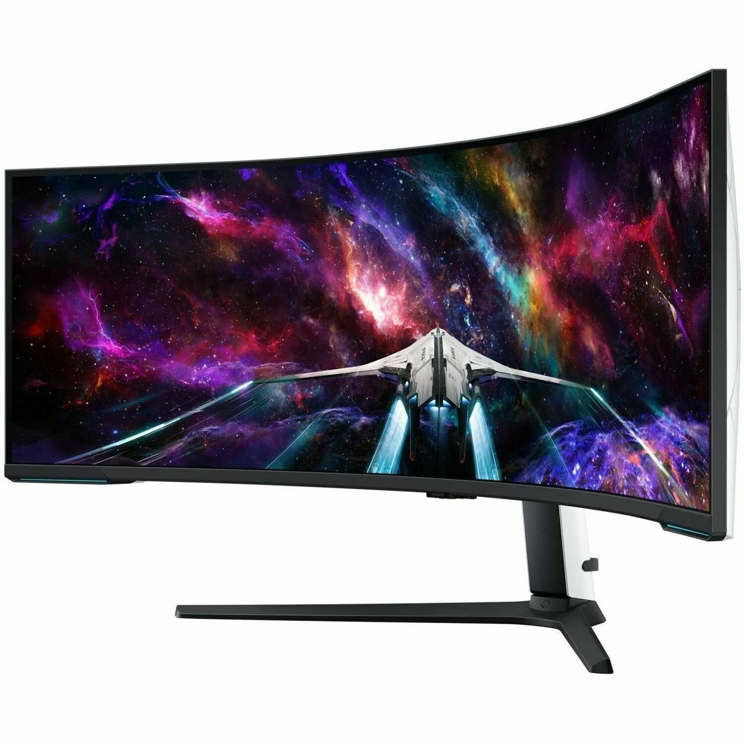 Samsung Odyssey Neo G9 S57CG952NN 57" Class DUHD Curved Screen Gaming LED Monitor - 32:9 - Black, White