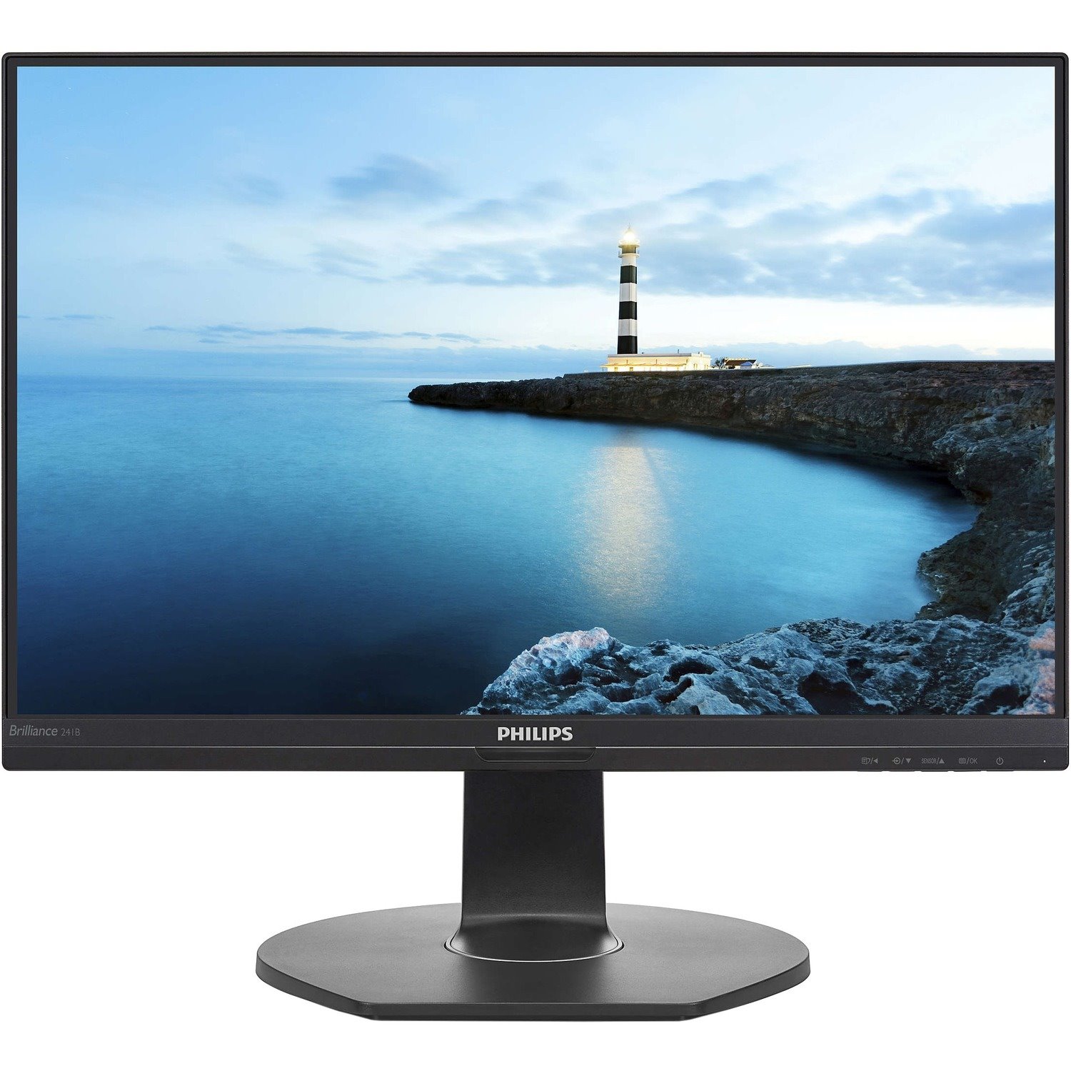 Philips B 241B7QUPBEB Full HD LCD Monitor - 16:9 - Textured Black