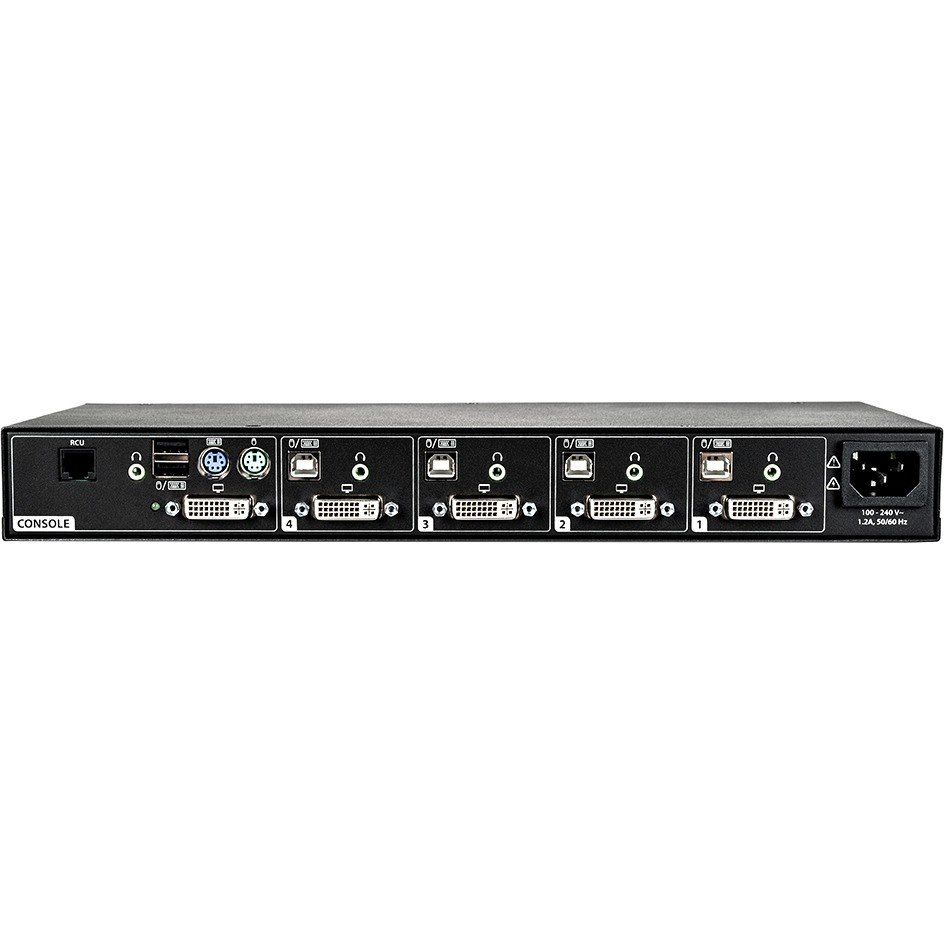 Vertiv Cybex SC840 Secure KVM | Single Head | 4 Port| Dual-link DVI-D | NIAP| 4K