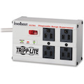 Eaton Tripp Lite Series Isobar 4-Outlet Surge Protector, 6 ft. Cord with Right-Angle Plug, 3330 Joules, Diagnostic LEDs, Metal Housing