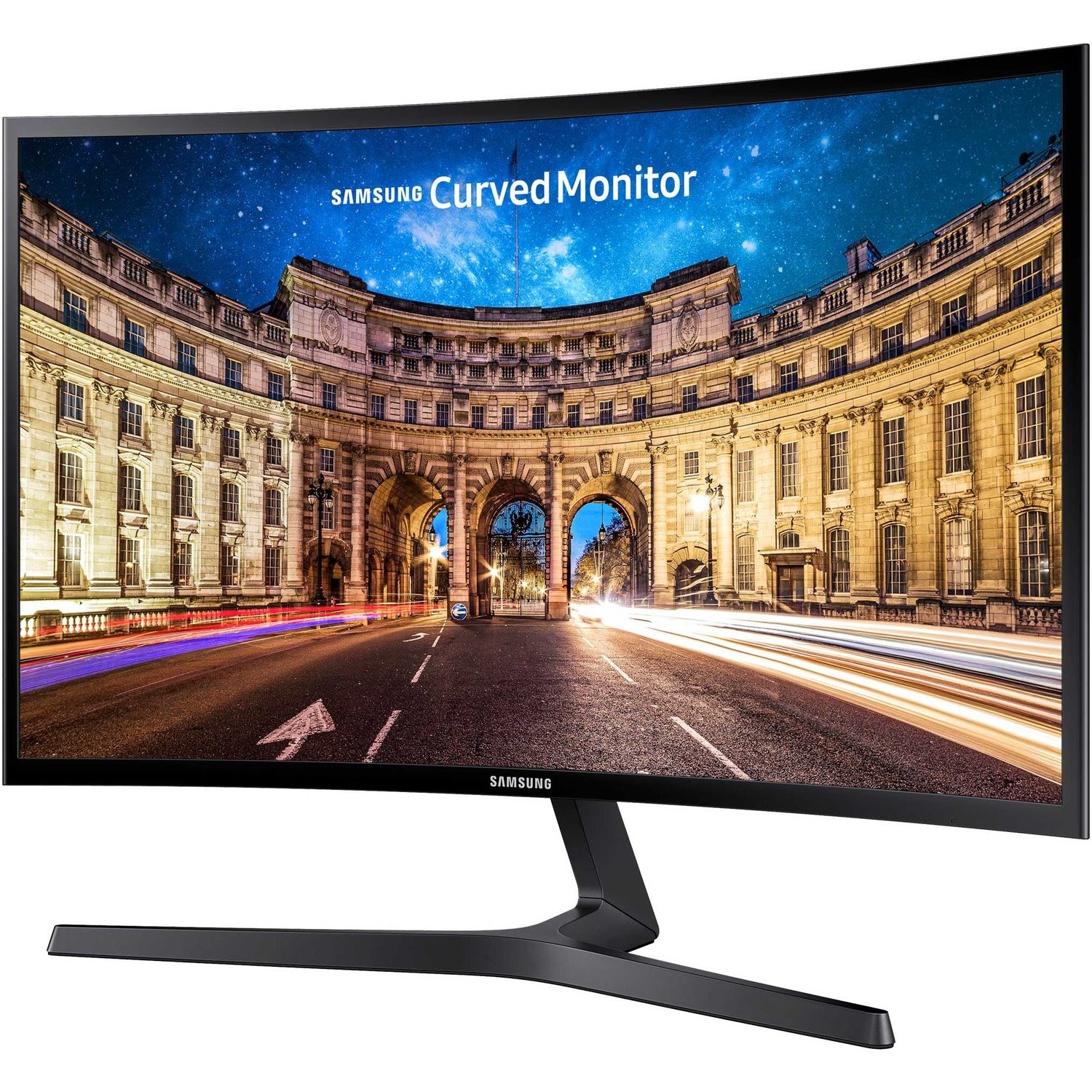 Samsung C27F396FHN 27" Class Full HD Curved Screen LCD Monitor - 16:9 - High Glossy Black