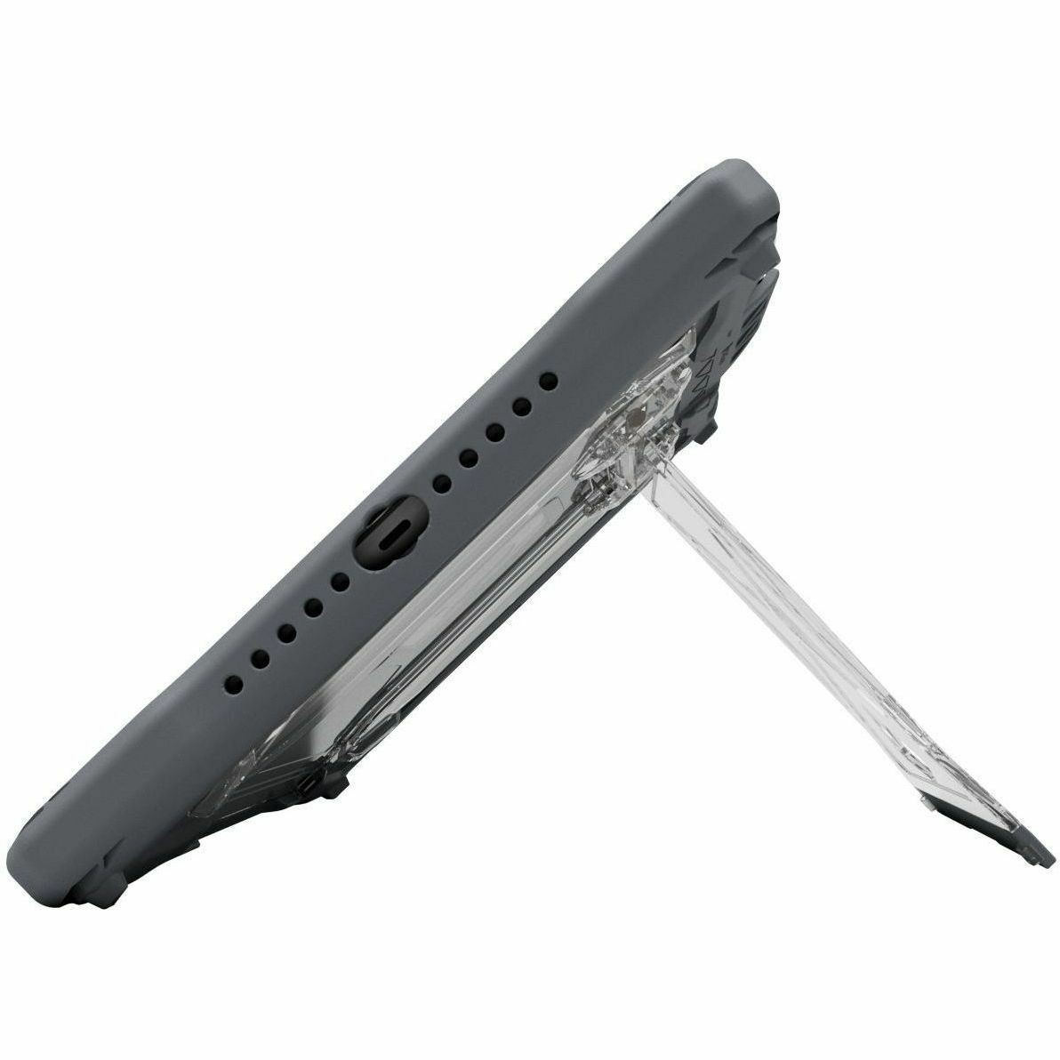 MAXCases Shield Extreme-X2 for iPad 9 10.2" w/Tamper Proof Bezel (Fits iPad 7/8/9) (Black Bezel-Gray Chromebook Case)