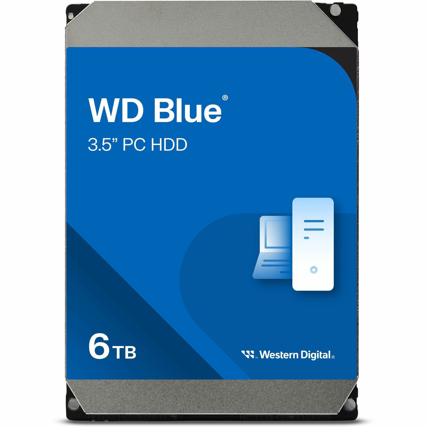 Western Digital WD Blue Wd60ezax - Vaste Schijf - 6 TB - Intern - 3.5" - Sata 6Gb/s - 5400 TPM -Buffer: 256 MB