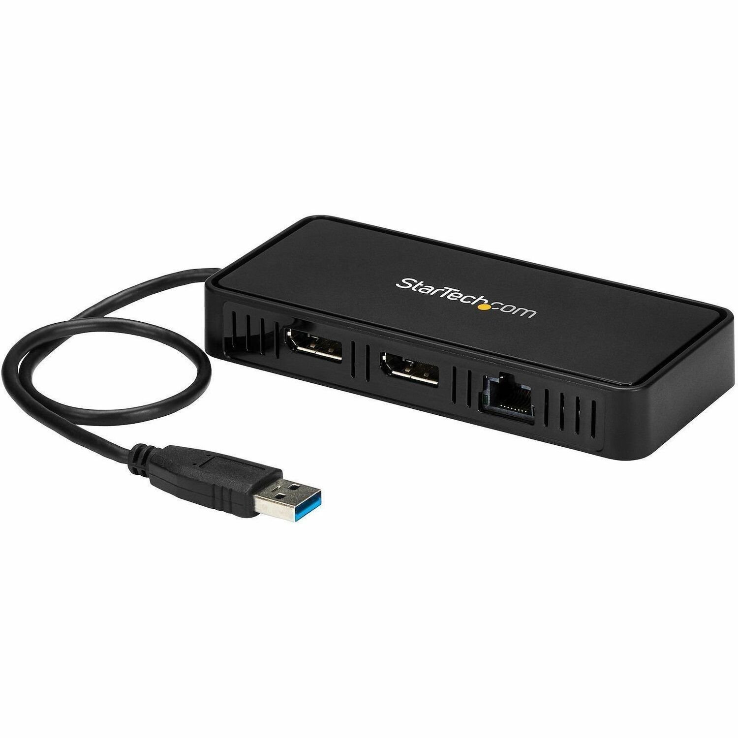 StarTech.com USB naar dual DisplayPort mini docking station - 2x 4K 60Hz - GbE - USB 3.0 - monitor mini dock - DP hub