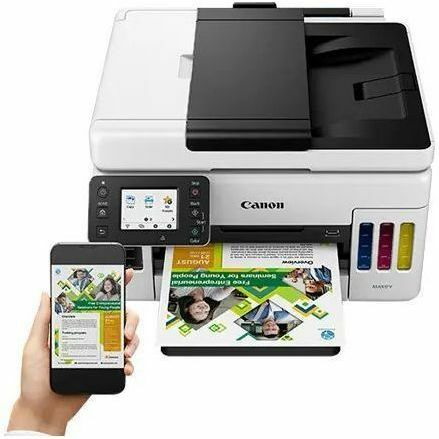 Canon MAXIFY GX6021 Wireless MegaTank Inkjet Multifunction Printer - Color