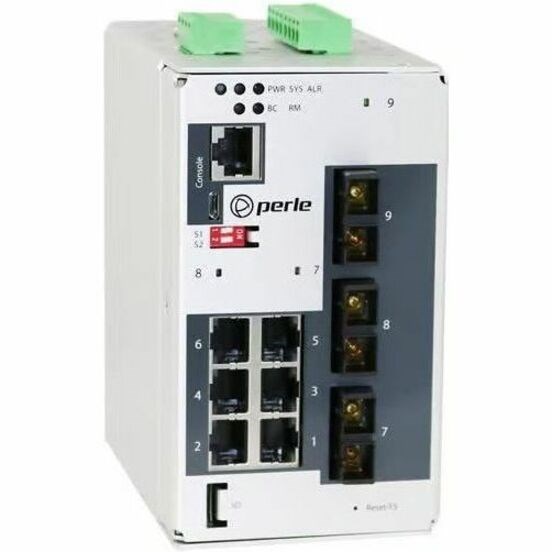 Perle IDS-409G3-C2SD10-MD05-XT - Industrial Managed Ethernet Switch