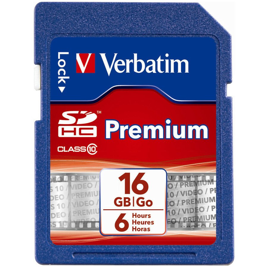 Verbatim 16 GB Class 10 SDHC - 12