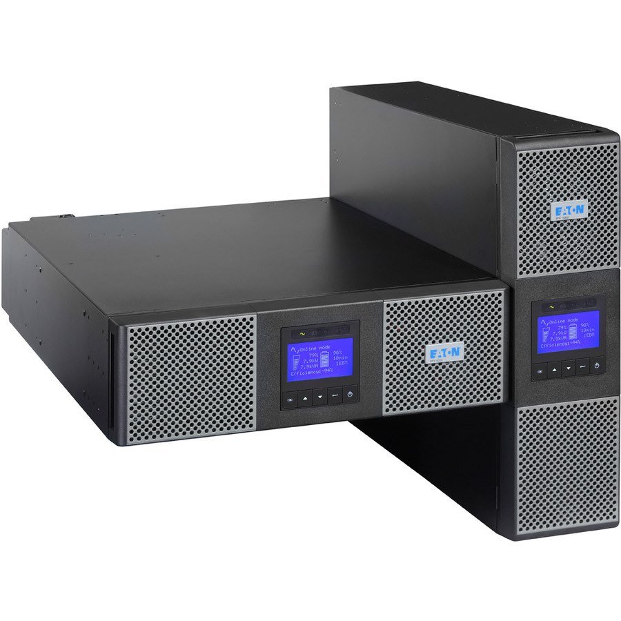 Eaton 9PX 5000VA 4500W 208V Online Double-Conversion UPS - L6-30P, 6x 5-20R, 1 L6-30R, 1 L14-30R Outlets, Cybersecure Network Card, Extended Run, 6U Rack/Tower