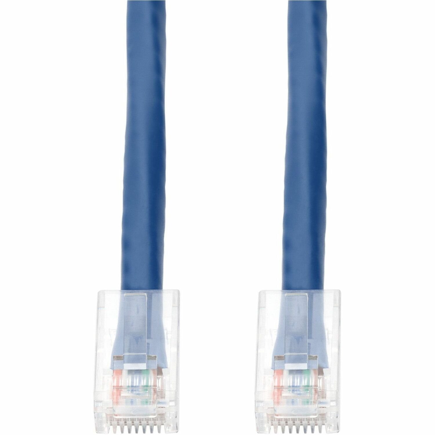 AddOn 100ft Blue CAT 6A PVC Ethernet Cable Non-Booted RJ-45 M/M