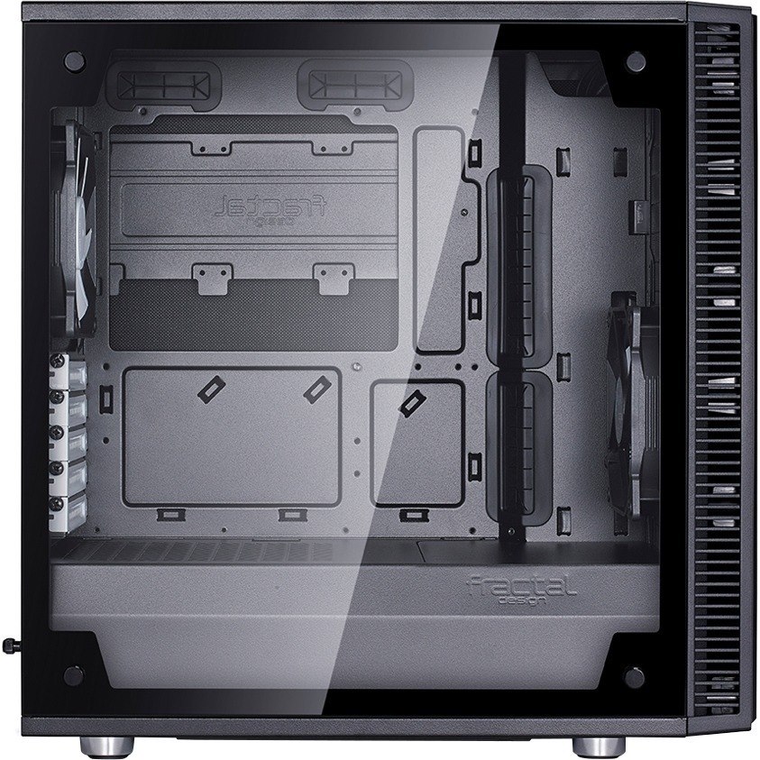 Fractal Design Define Mini C TG Computer Case - Micro ATX, ITX Motherboard Supported - Mini-tower - Black