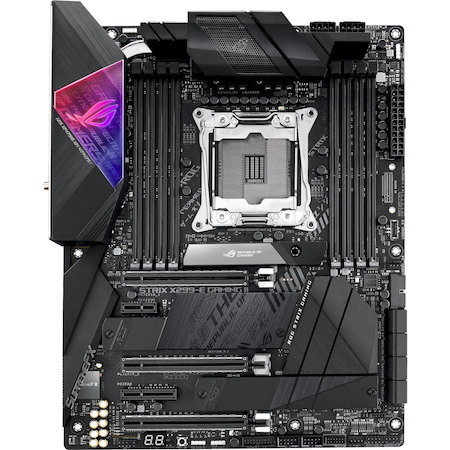 Asus ROG Strix Strix X299-E Gaming II Desktop Motherboard - Intel X299 Chipset - Socket R4 LGA-2066 - Intel Optane Memory Ready - ATX