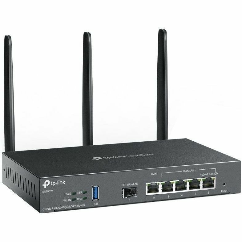 TP-Link ER706W Wi-Fi 6 IEEE 802.11 a/b/g/n/ac/ax Ethernet Wireless Router