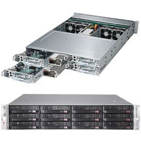 Supermicro SuperServer 6028TP-HC1FR Server Barebone System - 2U Rack-mountable - Socket LGA 2011-v3 - 2 x Processor Support