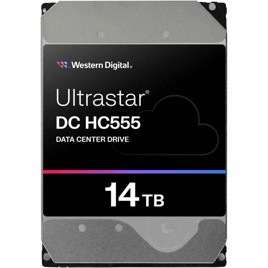 WD Ultrastar DC HC555 WUH722014CLE6L1 14 TB Hard Drive - 3.5" Internal - SATA - Energy-assisted Perpendicular Magnetic Recording (ePMR) Method