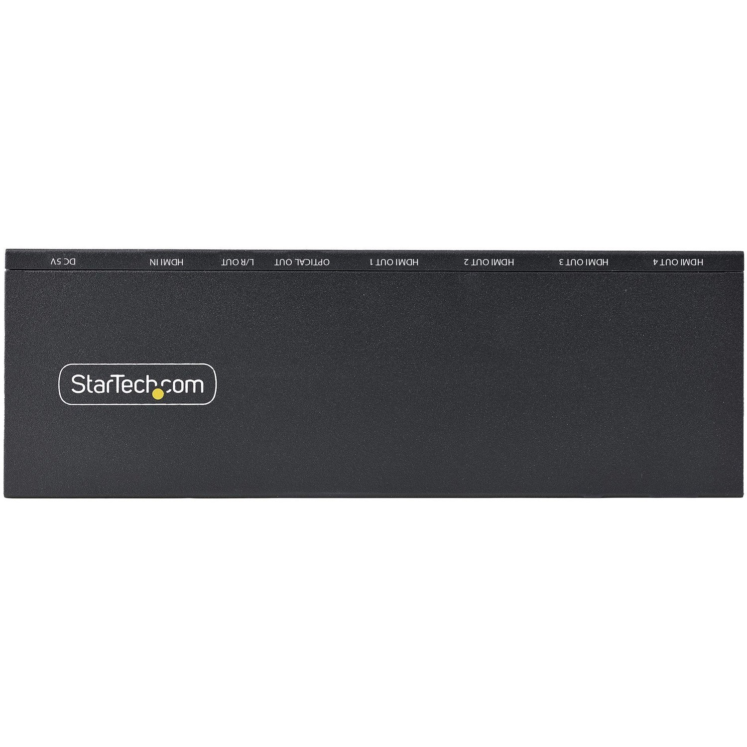 StarTech.com 4-Port HDMI Splitter, 4K 60Hz HDMI 2.0, 1 In 4 Out HDMI Splitter, 4K HDMI Splitter w/Built-in Scaler, 1x4 HDMI Display/Output