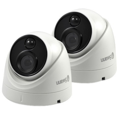 Swann 8 Megapixel HD Surveillance Camera - 2 Pack - Dome