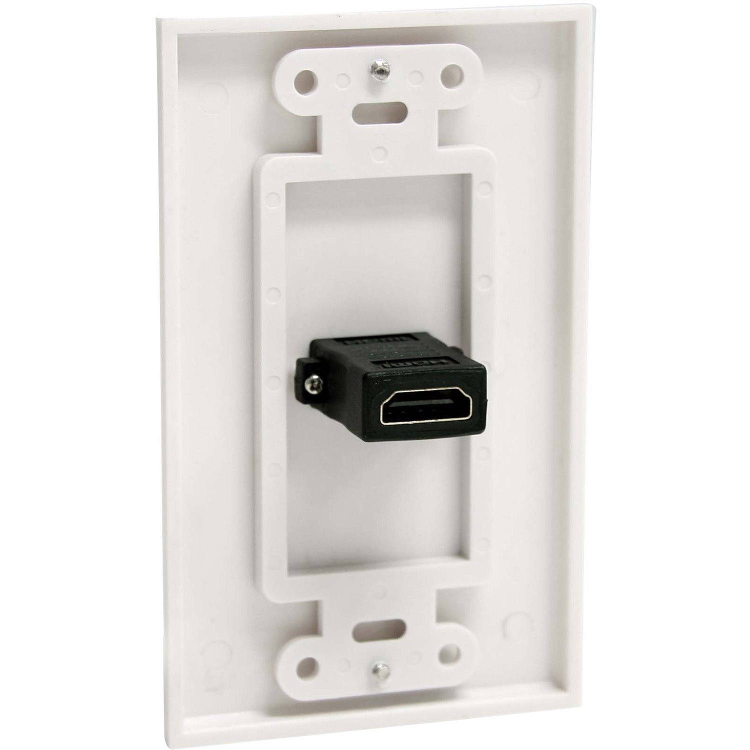 StarTech.com Single Outlet Female HDMIÂ&reg; Wall Plate White