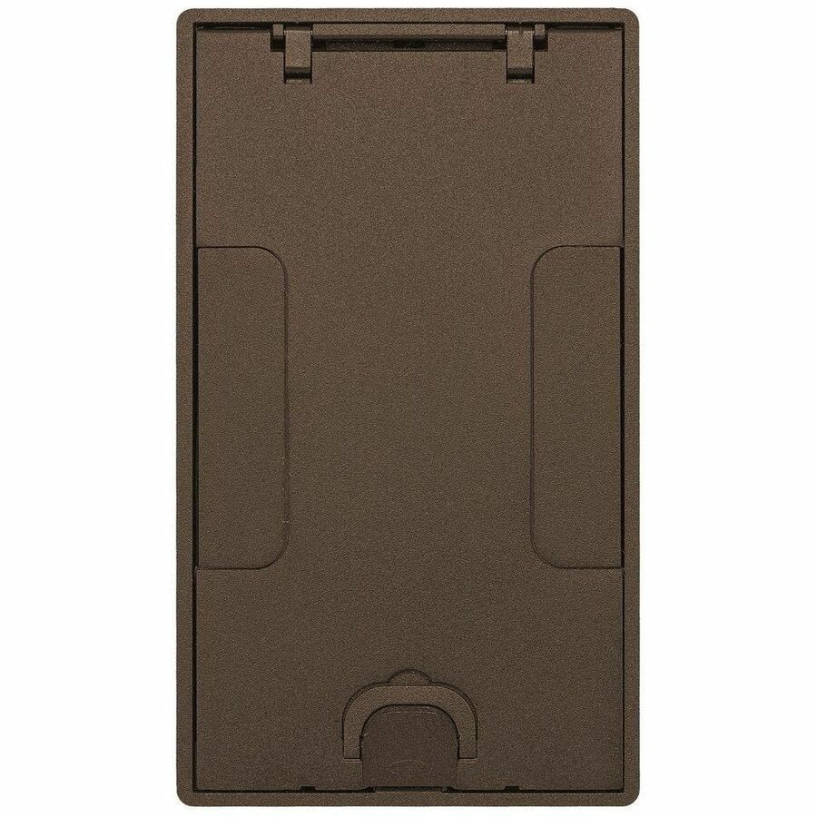 Hubbell 2/4G Tile CVR, Flush, Bronze Powder