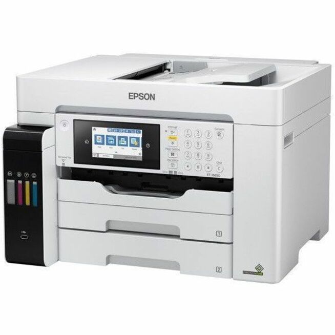 Epson ET-16650 Wired & Wireless EcoTank Inkjet Multifunction Printer - Color